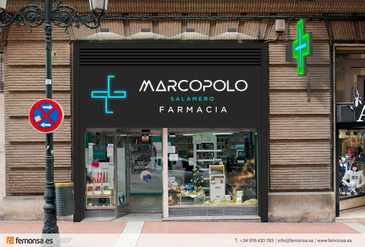 Farmacia Faci Lérida. Marcopolo Salamero